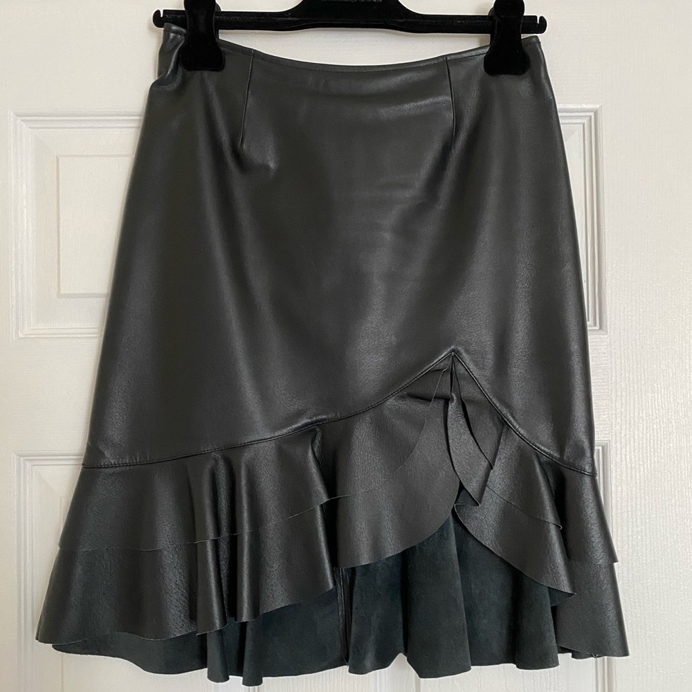Roberto Rucci Leather Mini skirt